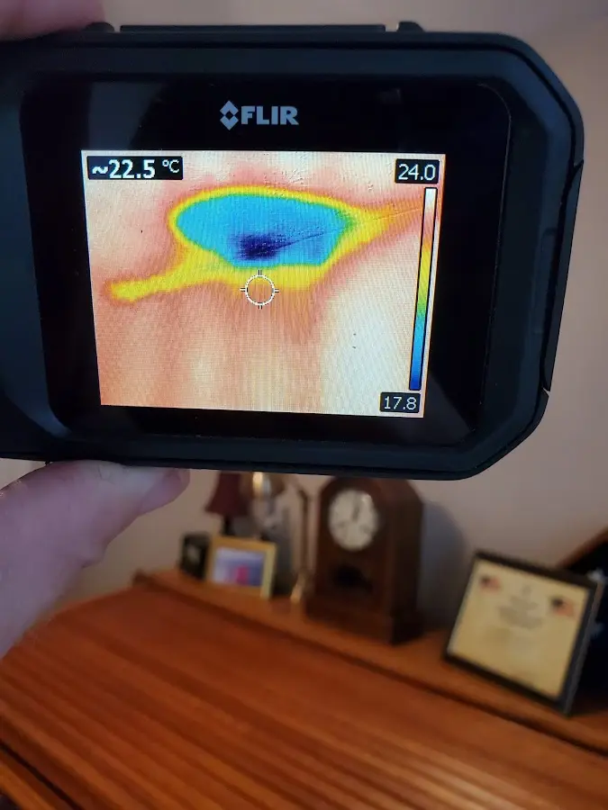 Thermal imaging inspection for water damage in Cottonwood
